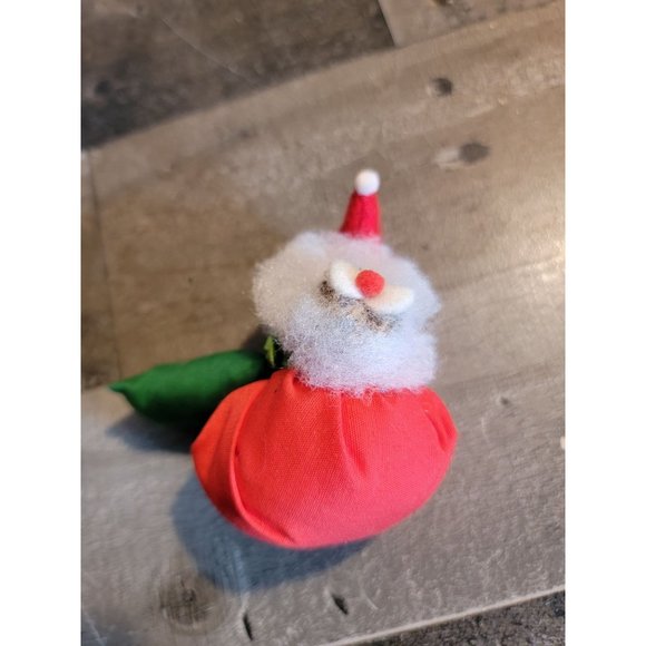 Pinecone stuffed Santa toy sack ornament Xmas - Picture 5 of 5